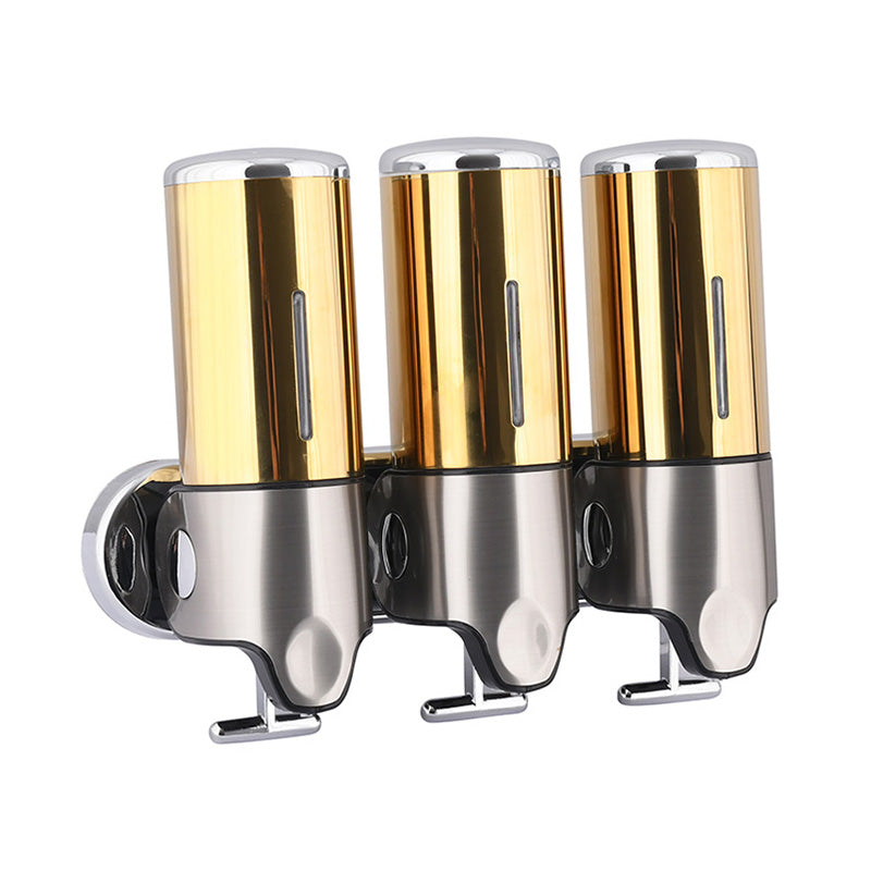 Xinda Genesit Manuel Üçlü Alttan Çekmeli Sıvı Sabunluk Gold GS500T