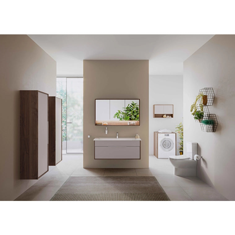 VitrA Integra Round Takım Klozet Rim-ex, Duvara Tam Dayalı, 62 cm, Beyaz