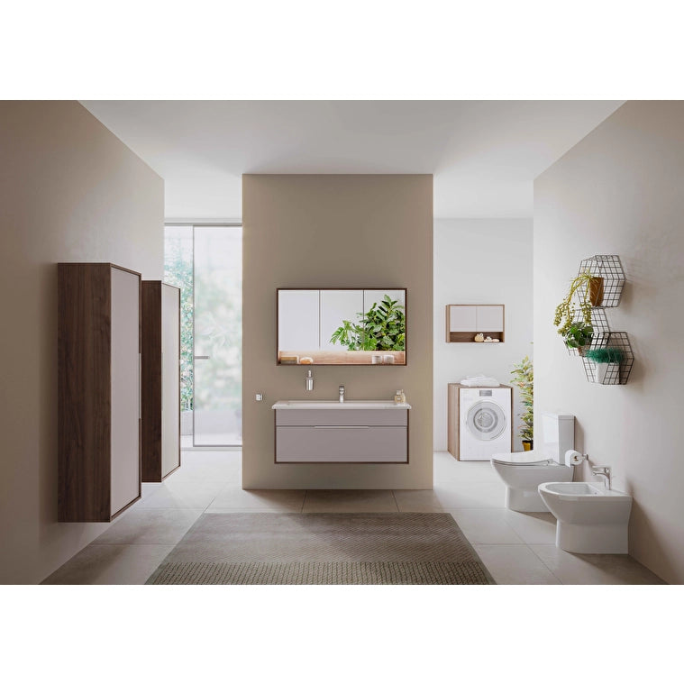 VitrA Integra Round Takım Klozet Rim-ex, Duvara Tam Dayalı, 62 cm, Beyaz
