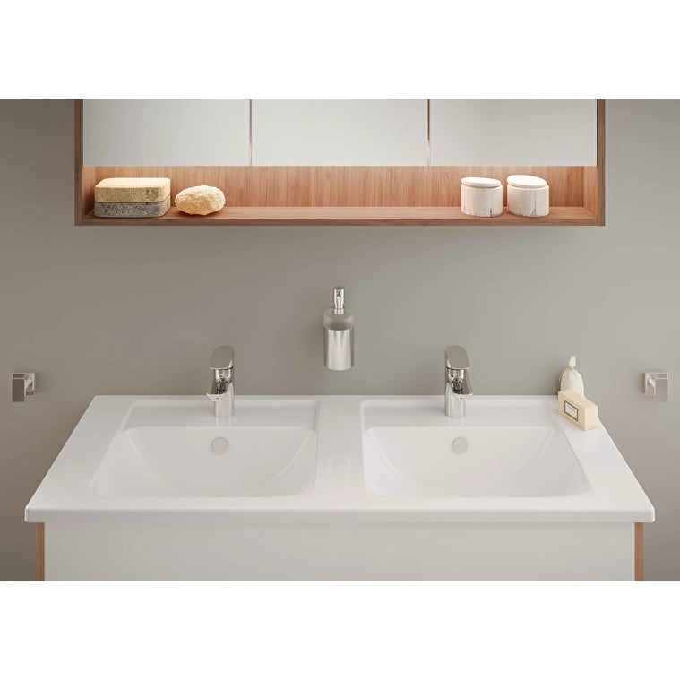 VitrA Integra Etajerli Çift Gözlü Lavabo, 120x47 cm