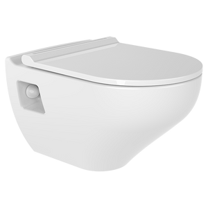 Bien İon Rimless Asma Klozet Seti 50 cm, Parlak Beyaz