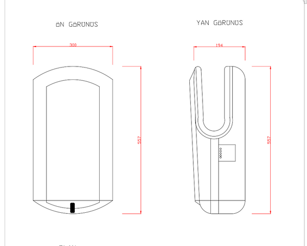 Xinda Java Sensörlü Jet Motorlu El Kurutma Makinası Silver TH1500D