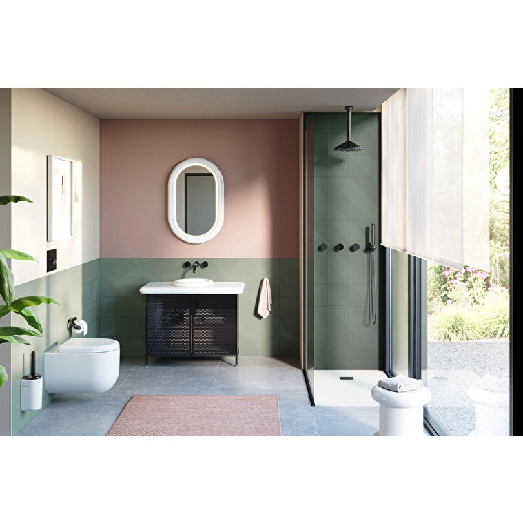 VitrA Liquid Lavabo Sifonu Alt Grubu, Parlak Krom (T Tipi-Uzun)