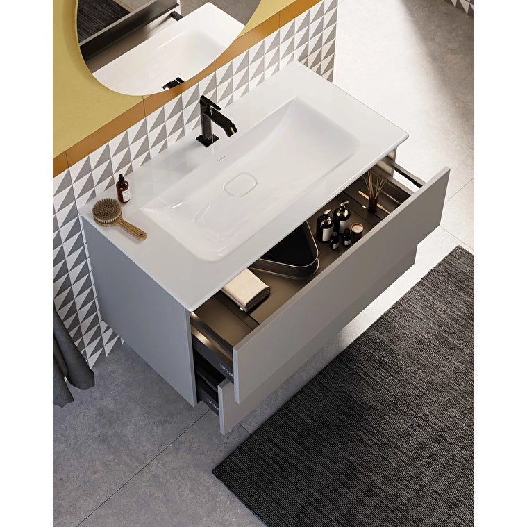 VitrA Suit Lavabo Bataryası, Parlak Siyah
