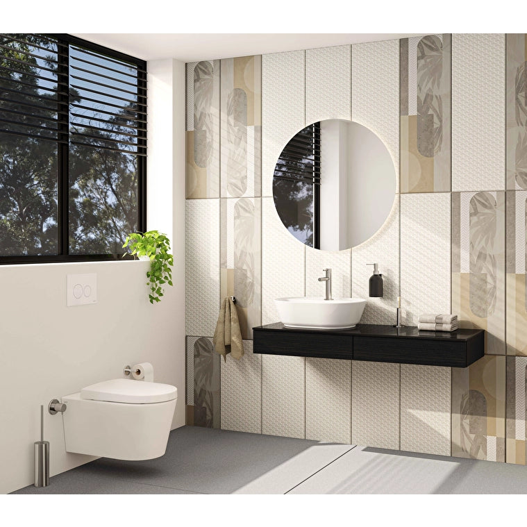 VitrA Origin Kumanda Paneli, Beyaz-Cam
