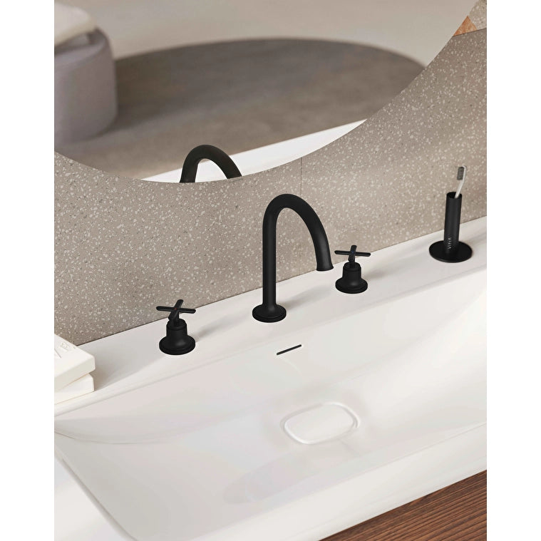 VitrA Origin Classic Lavabo Bataryası (3 Delikli Lavabolar İçin), Mat Siyah