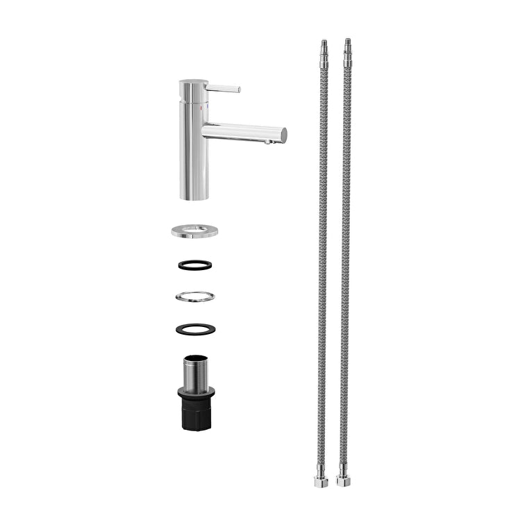 VitrA Origin Lavabo Bataryası (Kısa), Parlak Krom