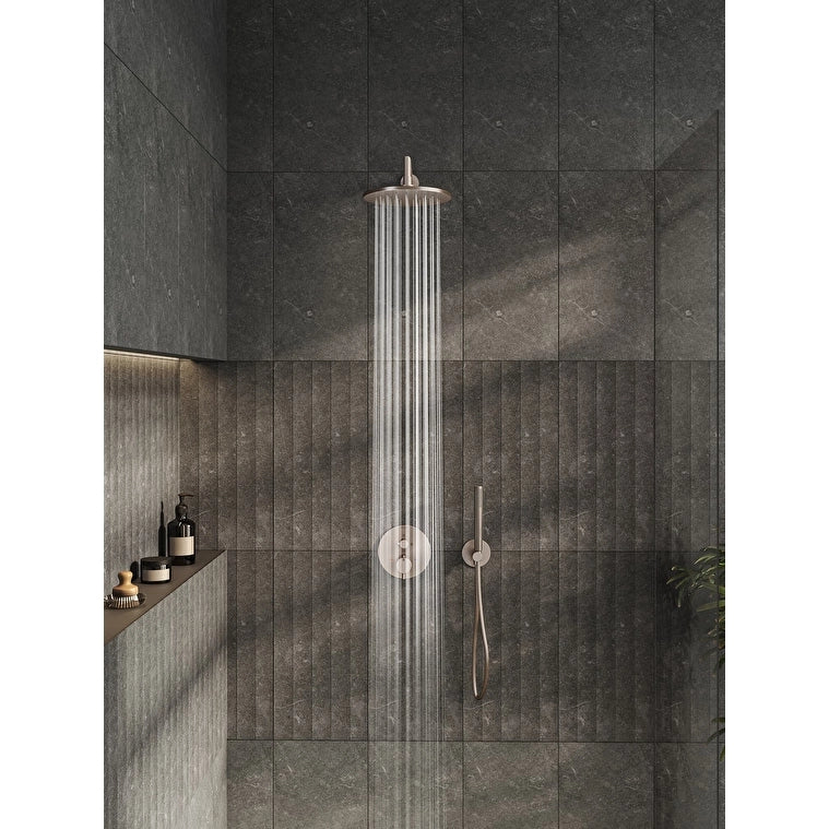 VitrA Origin Ankastre Termostatik Banyo Bataryası (V-Box) (Sıva Üstü Grubu), Fırçalı Nikel