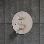 VitrA Origin Ankastre Termostatik Banyo Bataryası (V-Box) (Sıva Üstü Grubu), Fırçalı Nikel
