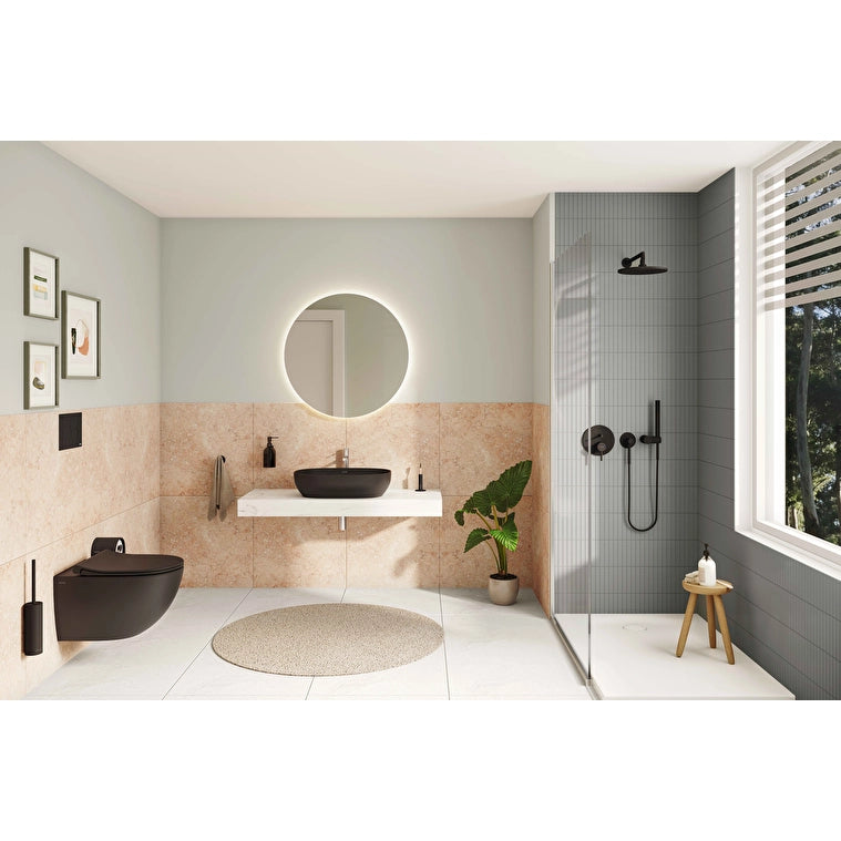 VitrA Outline Oval Çanak Lavabo, 60 cm, Mat Siyah