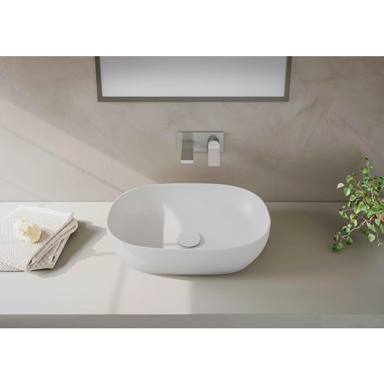 VitrA Outline Oval Çanak Lavabo, 60 cm, Mat Beyaz