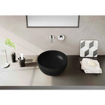 VitrA Outline Yuvarlak Çanak Lavabo, 40 cm, Mat Siyah