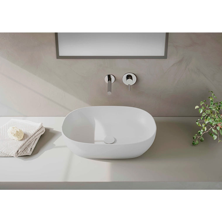 VitrA Outline Oval Çanak Lavabo, 60 cm, Mat Beyaz