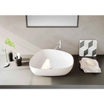 VitrA Outline Asimetrik Çanak Lavabo, 56 cm, Mat Beyaz