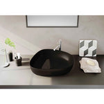 VitrA Outline Asimetrik Çanak Lavabo, 56 cm, Mat Siyah