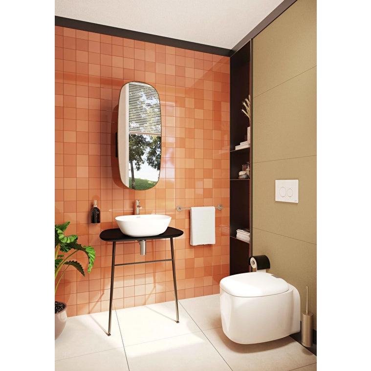 VitrA Plural Kare Alçak Çanak Lavabo, 45 cm, Mat Beyaz