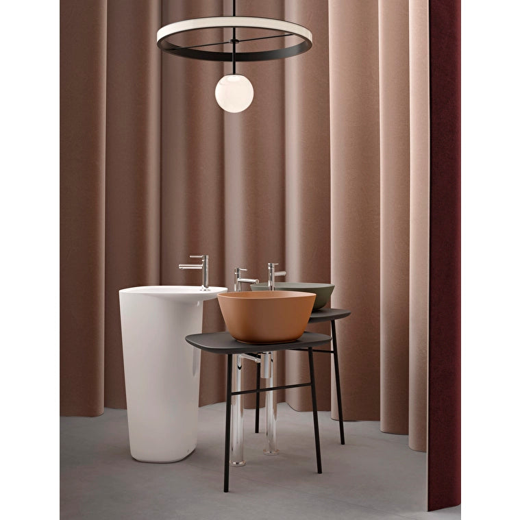 VitrA Plural Monoblok Lavabo, 50 cm, Parlak Beyaz