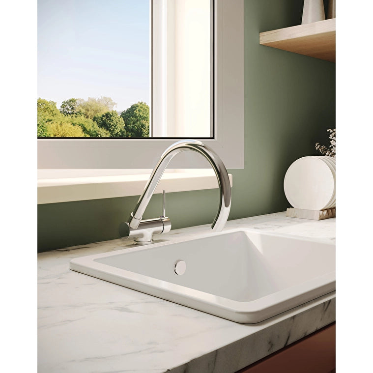 VitrA Masterline C Tipi Katlanır Eviye Bataryası, Parlak Krom