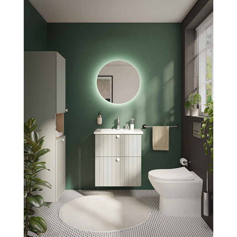 VitrA Integra Round Yerden Klozet Rim-ex, Duvara Tam Dayalı, 54 cm, Beyaz