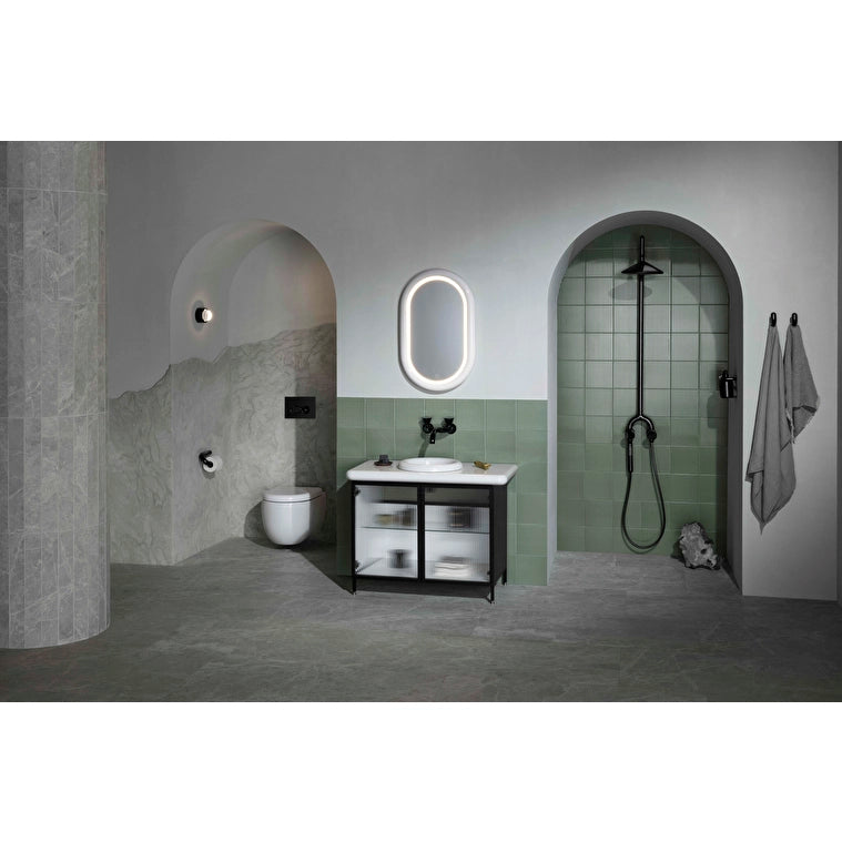 VitrA Liquid Seramik Tezgah, 100 cm, Beyaz (Lavabo Delikli-Armatür Delikli