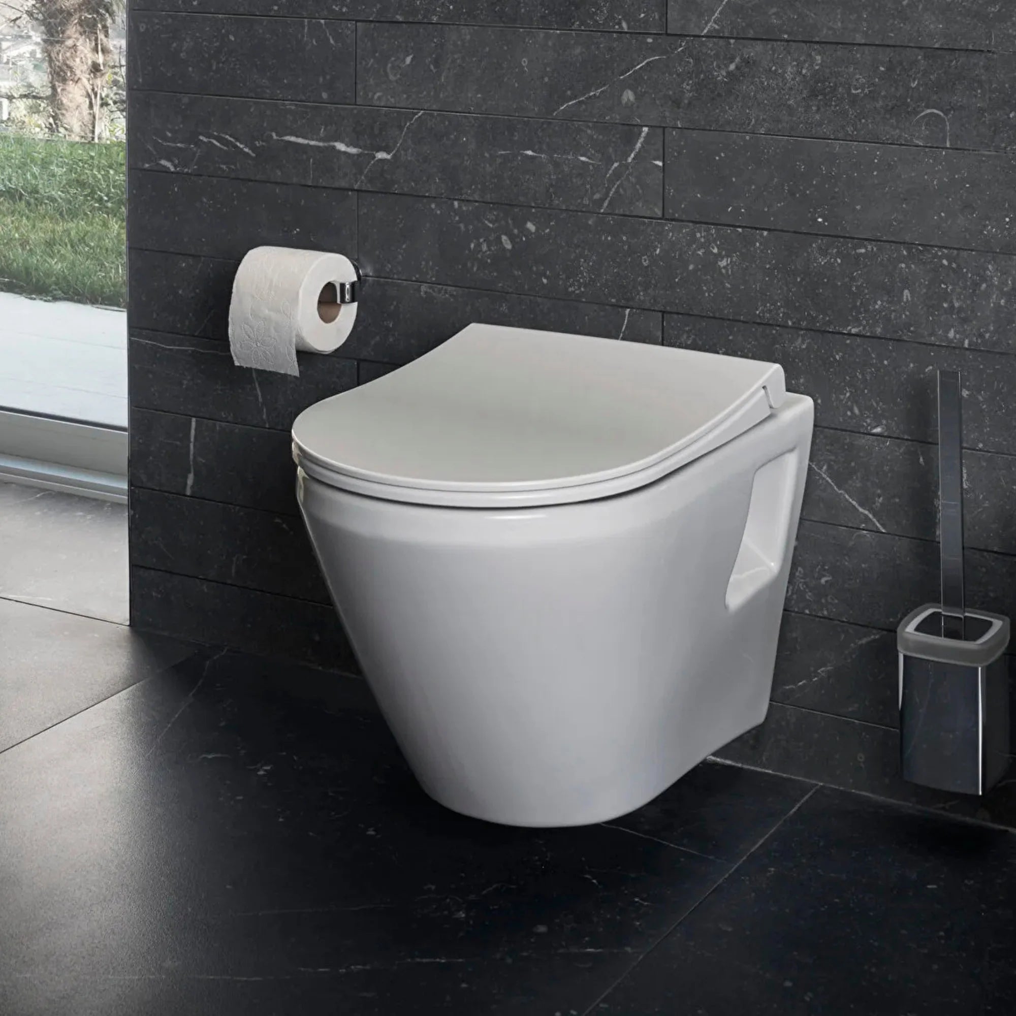 VitrA Integra Round Rim-Ex Asma Klozet 54 cm, Üniversal Açık Montaj