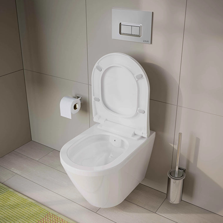 VitrA Integra Round Asma Klozet Rim-ex, 55 cm, Mat Beyaz