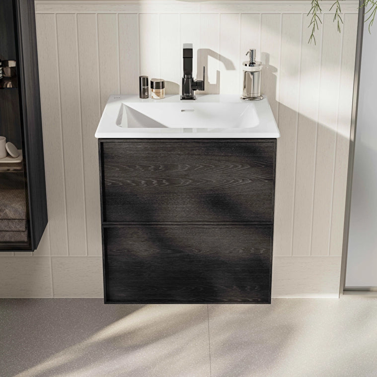 VitrA Suit Lavabo Bataryası (Yandan), Parlak Siyah