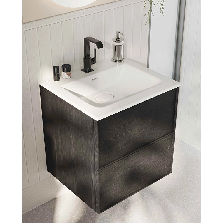 VitrA Suit Lavabo Bataryası (Yandan), Parlak Siyah