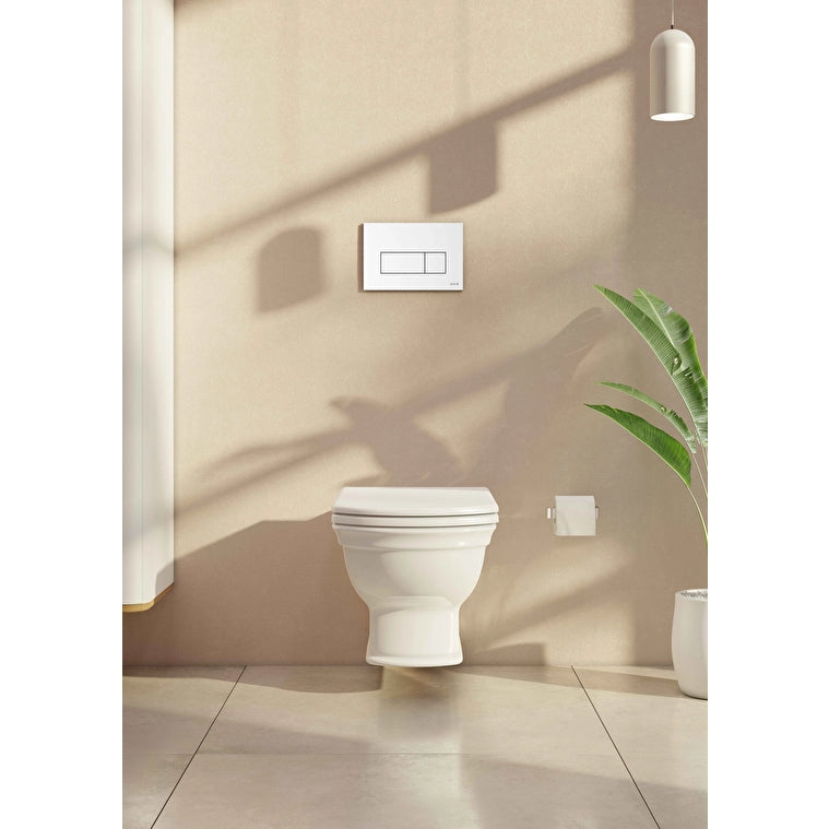 Vitra Root Square Kumanda Paneli, Parlak Beyaz