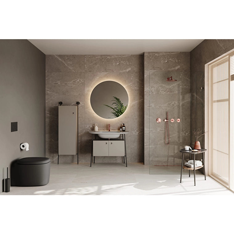 VitrA Plural Rim-Ex Kanalsız Asma Klozet, 55 cm, Mat Siyah
