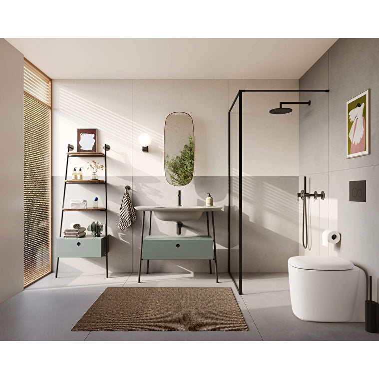 VitrA Origin Classic Lavabo Sifonu (T Tipi), Mat Siyah