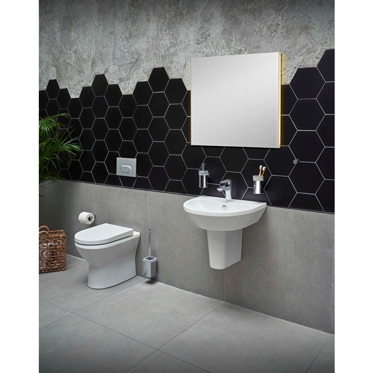 VitrA Integra Round Yerden Klozet Rim-ex, Duvara Tam Dayalı, 54 cm, Beyaz