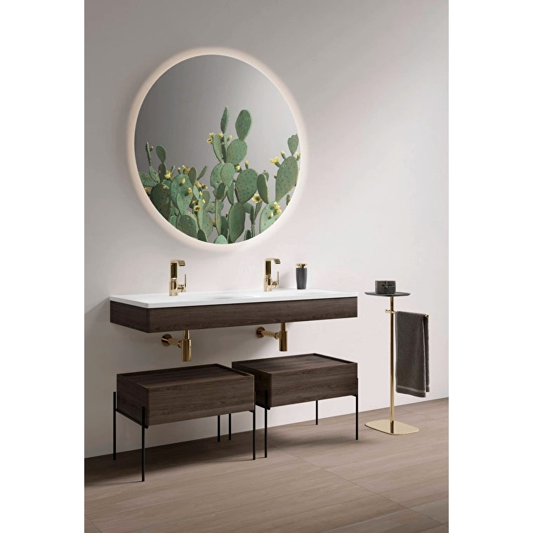 VitrA Equal Çift Gözlü Etajerli Lavabo, 130x52 cm