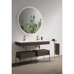 VitrA Equal Çift Gözlü Etajerli Lavabo, 130x52 cm