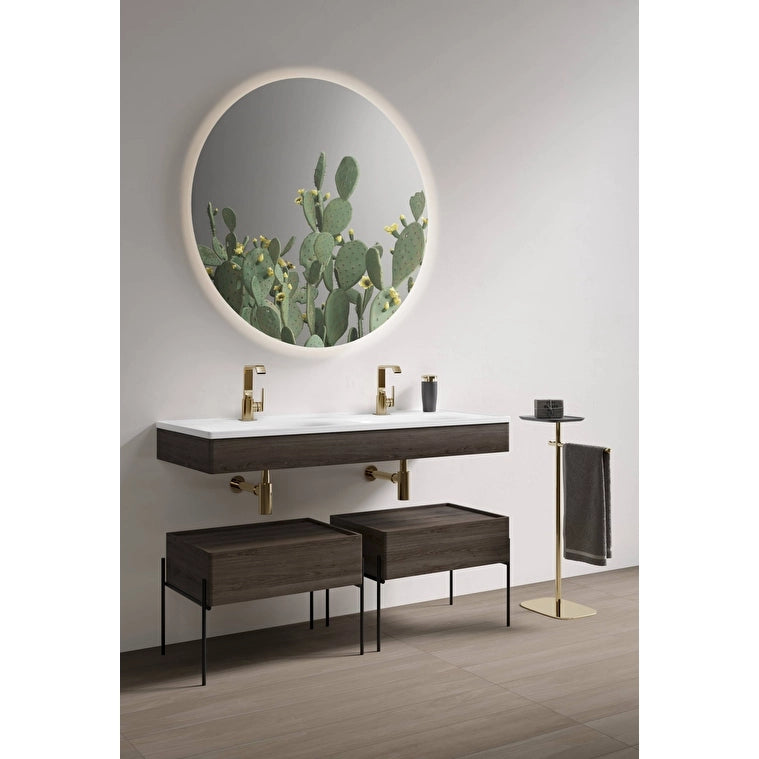 VitrA Equal Çift Gözlü Etajerli Lavabo, 130x52 cm