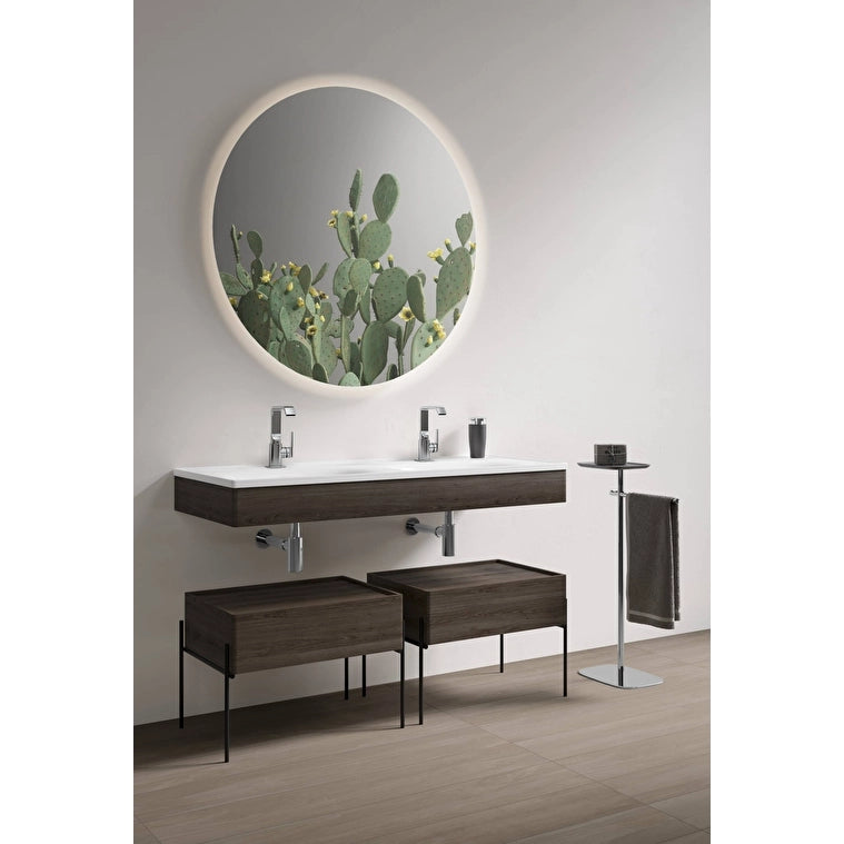 VitrA Equal Çift Gözlü Etajerli Lavabo, 130x52 cm