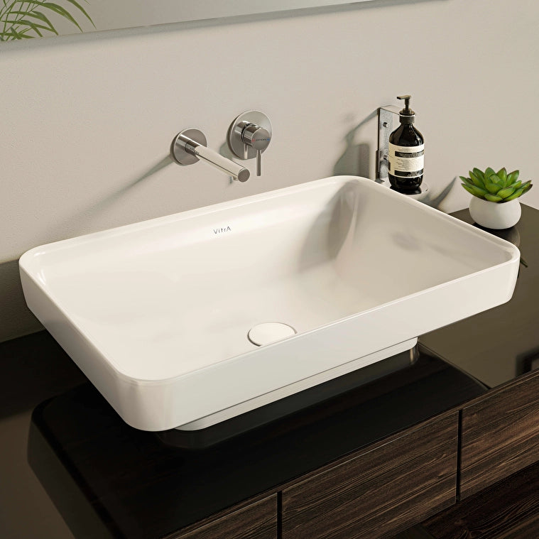 VitrA Water Jewels Dikdörtgen Çanak Lavabo, 60 cm, Beyaz