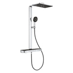 Grohe Rainshower Aqua Pure SmartControl Duş Sistemi, Duvara Monte, Termostatik Bataryalı Duş Kolonu, Siyah-Krom