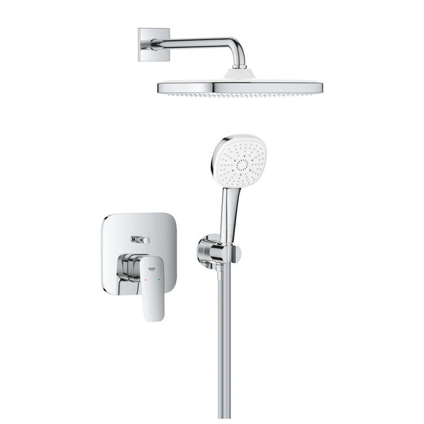 Grohe Cubeo Ankastre Banyo Bataryası, Tepe ve El Duşu Seti