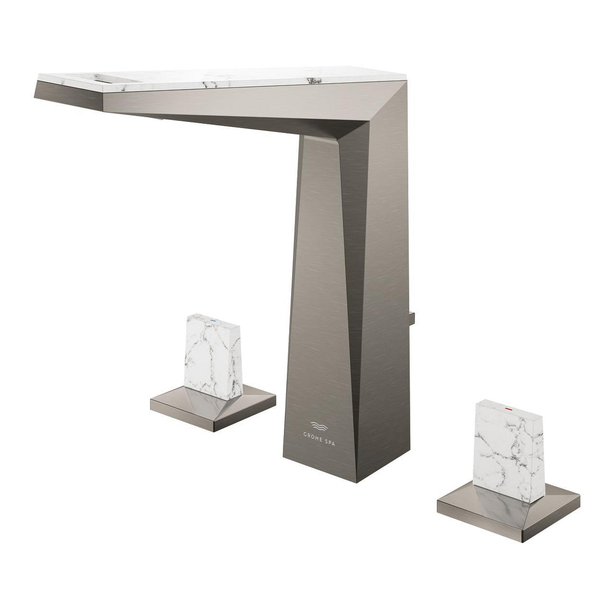 Grohe Allure Brilliant Private Collection 3 Delikli Lavabo Bataryası L-Boyut, Fırçalanmış Sert Grafit