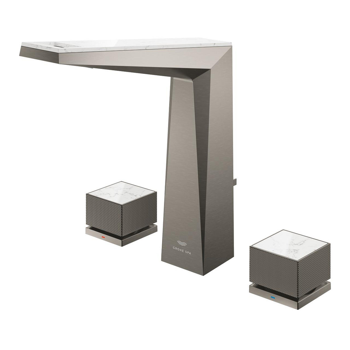 Grohe Allure Brilliant Private Collection 3 Delikli Lavabo Bataryası L-Boyut, Brushed Hard Graphite