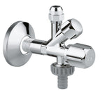 Grohe Bulaşık Makinaları ve Eviye Bataryaları İçin Çift Çıkışlı Ara Musluk (1/2 Giriş, 3/8 Çıkışlı)