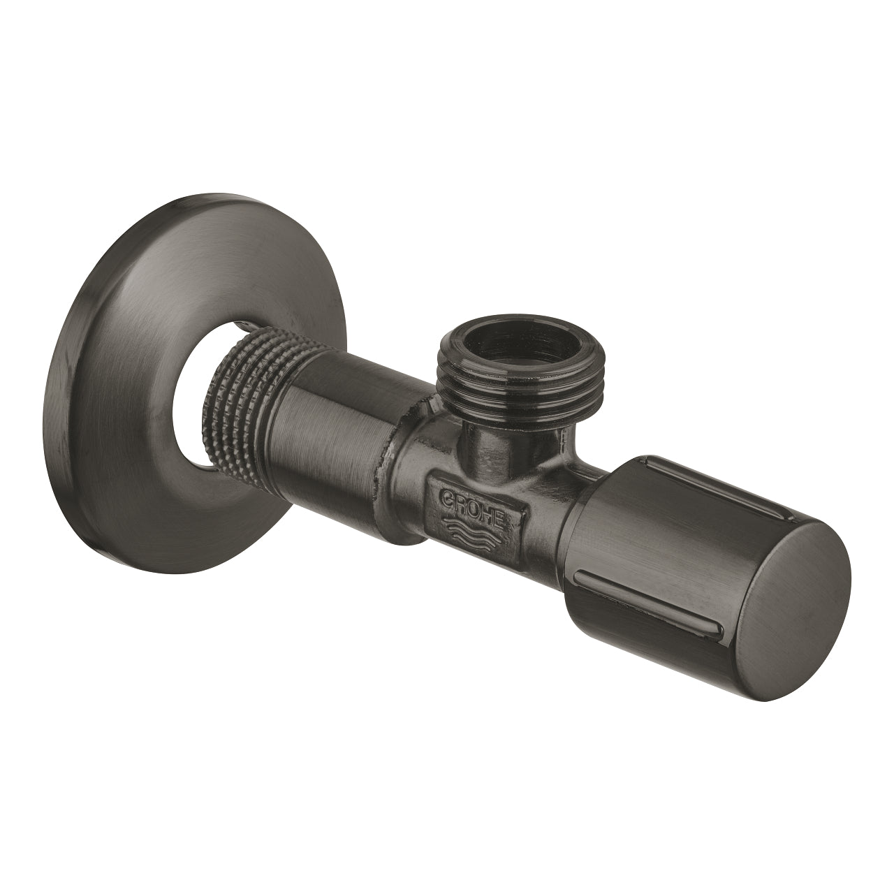 Grohe Ara Musluk (1/2 giriş, 1/2 çıkışlı), Fırçalı Sert Grafit