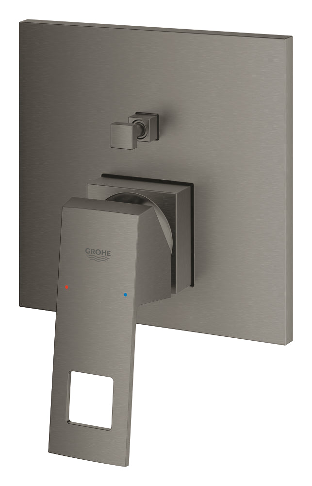 Grohe Eurocube Ankastre Banyo/Duş Bataryası (Sıva Üstü Grubu), Fırçalı Sert Grafit