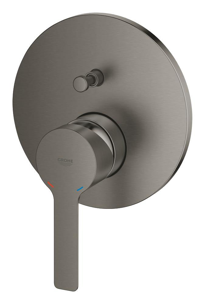 Grohe Lineare Ankastre Banyo/Duş Bataryası (Sıva Üstü Grubu), 2 Yollu, Fırçalı Sert Grafit