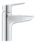 Grohe GROHE StartBasin bataryası - M-Size - çekilebilir çıkış ucu - iterek açma sifon seti