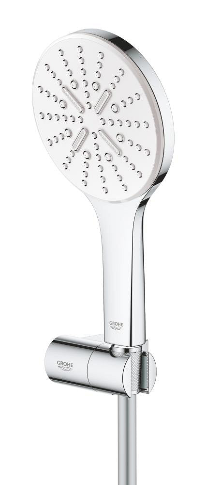 Grohe RainShower SmartActive 130 El Duşu, 3 Akışlı, Krom-Beyaz