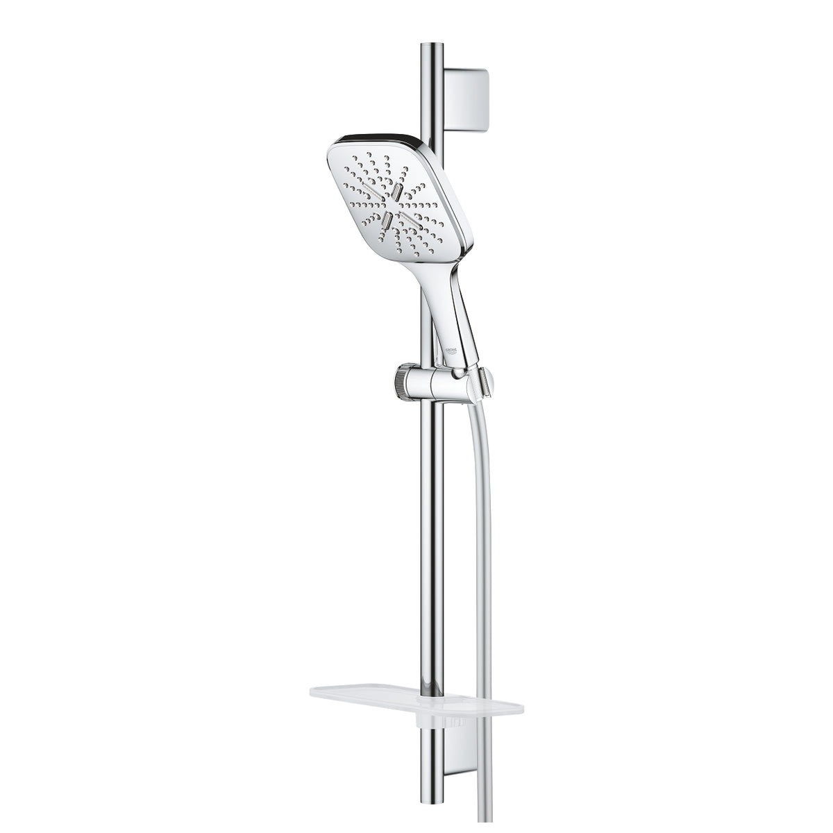 Grohe RainShower SmartActive 130 Cube Sürgülü Duş Seti, 3 Fonksiyonlu