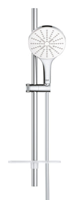 Grohe RainShower SmartActive 150 Sürgülü Duş Seti, 3 Fonksiyonlu, Krom-Beyaz