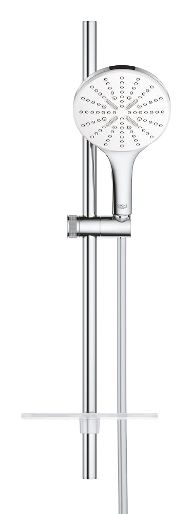 Grohe RainShower SmartActive 150 Sürgülü Duş Seti, 3 Fonksiyonlu, Krom-Beyaz
